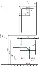 Акватон Тумба под раковину Римини 60 New белая – фотография-5